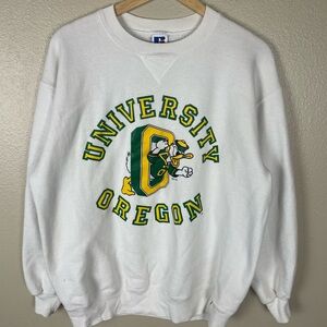 Vintage Oregon Ducks Russell Athletic Sweatshirt Size XXL